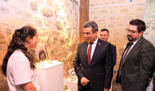 Kastamonu'da sanat rüzgarı! BİLSEM öğrencilerinin eserleri sergide buluştu