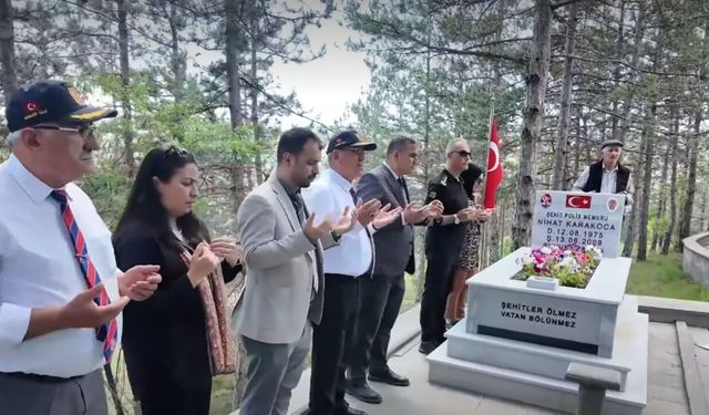 Kastamonu’da Şehit Polis Memuru Nihat Karakoca dualarla anıldı