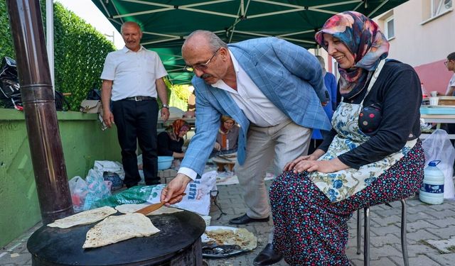 Taşköprü’de okul kermesine Başkan Arslan'da katıldı