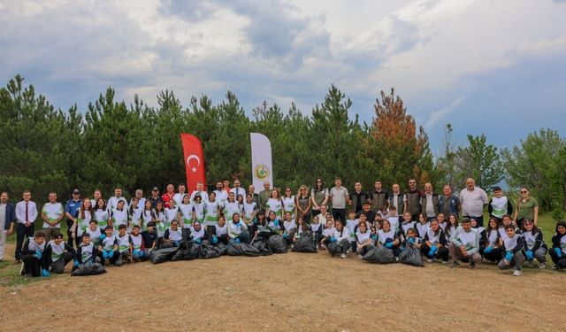 Taşköprü’de orman yangınlarına karşı bilinç için el ele verdiler