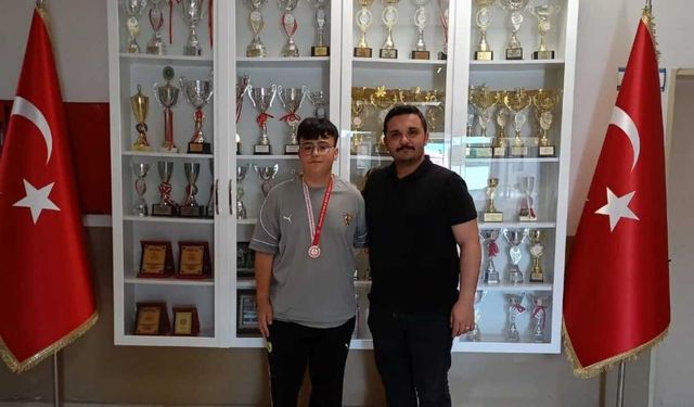 Taşköprü’nün genç sporcusu Türkiye üçüncüsü oldu
