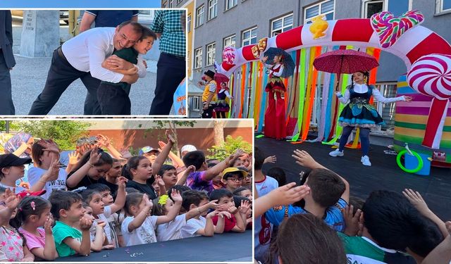 Hanönü de başkan ve öğrenciler çok eğlendi