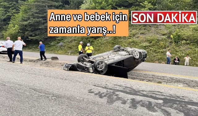 Son dakika: Kastamonu’da feci kaza! Anne ve bebeği için zamanla yarış