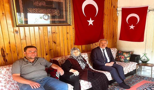 Kastamonu’da şehit annesine vefa