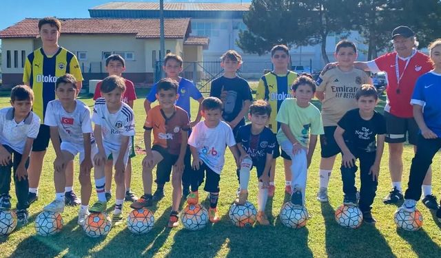 Daday’da Yaz Futbol Okulu başladı: Çocuklar sporla gelişiyor