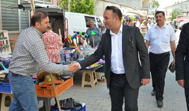 Hanönü’nün yeni kaymakamı Uslu’dan halk pazarına sıcak ziyaret