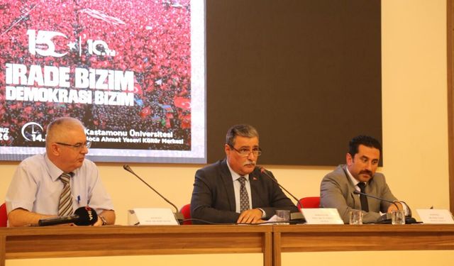 Kastamonu Üniversitesi'nde 15 Temmuz paneli düzenlendi