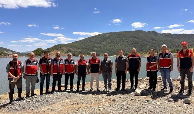 Kastamonu’da alabalık üretimi için baraj gölü inceleniyor