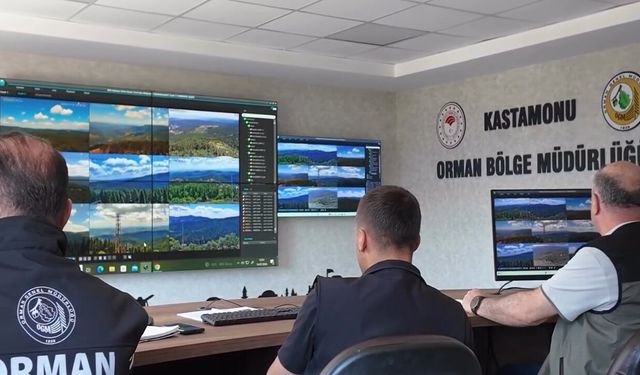 Kastamonu'da Yeşil Vatan nöbeti: Yangın Hareket Merkezi aralıksız çalışıyor