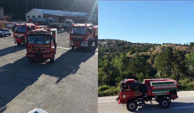 Kastamonu'dan Balıkesir'deki orman yangınına destek