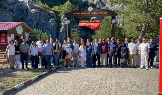 Kastamonu’nun doğa harikası Horma Kanyonu büyükelçileri büyüledi