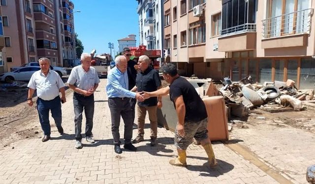 Murat Başesgioğlu, afet bölgesinde