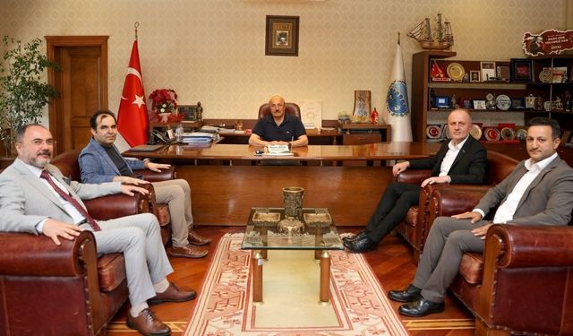 MÜSİAD heyetinden Taşköprü Belediye Başkanı Arslan’a ziyaret