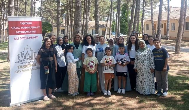 Taşköprü’de ADEM kursiyerleri piknikte buluştu