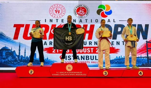 Ağlı’nın gururu Yağmur Münire Şenel’den altın madalya