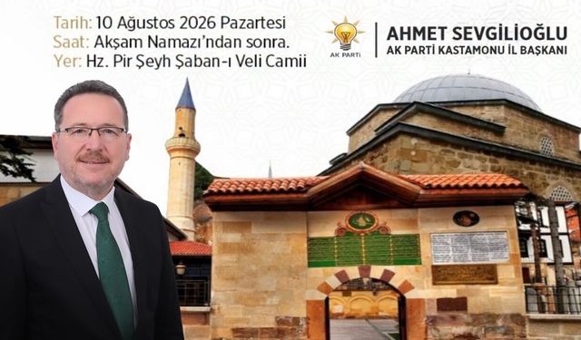 AK Parti, Kastamonu’da 25. yıl için mevlit programı düzenliyor