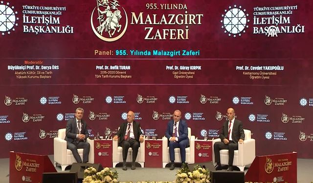 Kastamonulu akademisyen Cumhurbaşkanlığı İletişim Başkanlığında Malazgirt Zaferi'ni anlattı