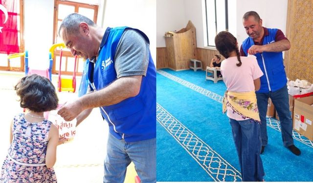 Deniz Feneri Taşköprü’de çocukları sevindirdi
