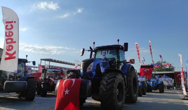 Dev traktörler Taşköprü Fuarı’na damga vurdu