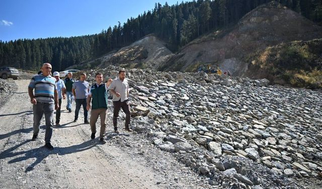 DSİ heyeti Tosya'daki Çukurhan Göleti'ni inceledi