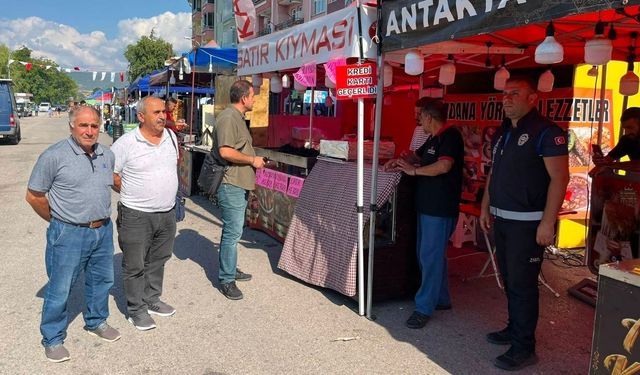 Taşköprü Festivali’nde yiyecek ve içecek stantları denetlendi
