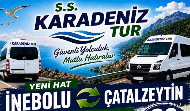 Karadeniz Tur müjdeyi verdi: İnebolu-Çatalzeytin seferleri başlıyor