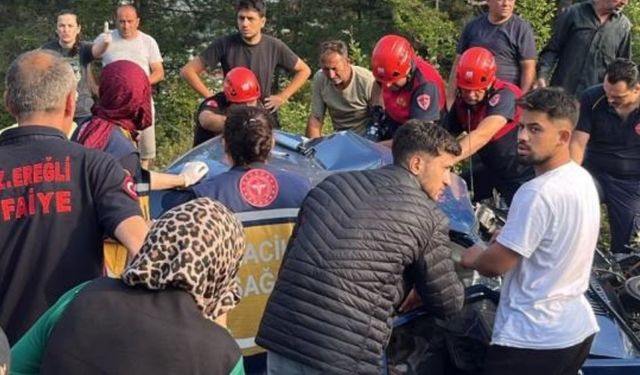 İşçi servisi kazaya karıştı: 1’i ağır 4 yaralı