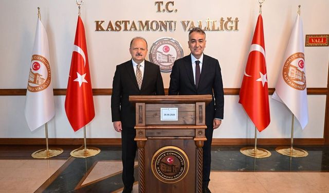 Karabük Valisinden Kastamonu Valisine ziyaret