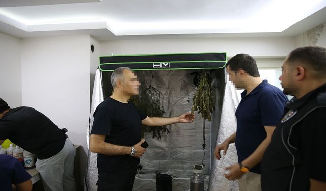 Kastamonu'daki evi uyarıcı madde fabrikasına çevirmişler