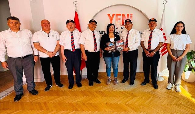 Kastamonu’da gaziler Yeni Parti’yi ziyaret etti