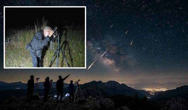 Kastamonu’da gökyüzü şöleni: Perseid Meteor Yağmuru büyüledi