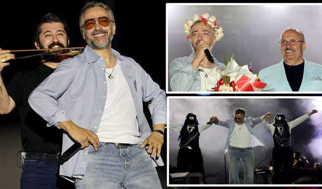 Taşköprü'de muhteşem gece: Resul Dindar'a sarımsak tacı