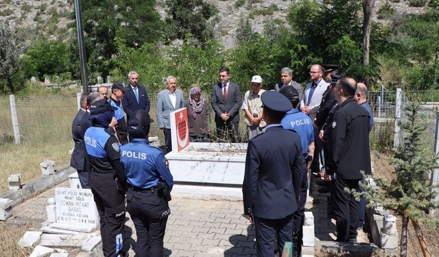 Kastamonu’da Şehit Polis Osman Mithat Akbaş dualarla anıldı
