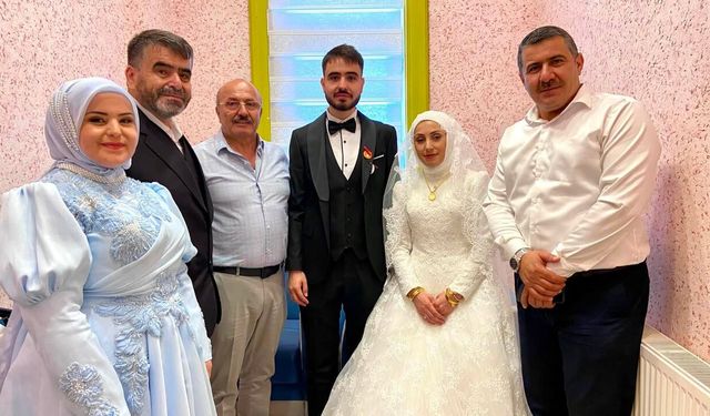 Taşköprü'de Ali Alperen ve Merve çiftinin mutlu günü