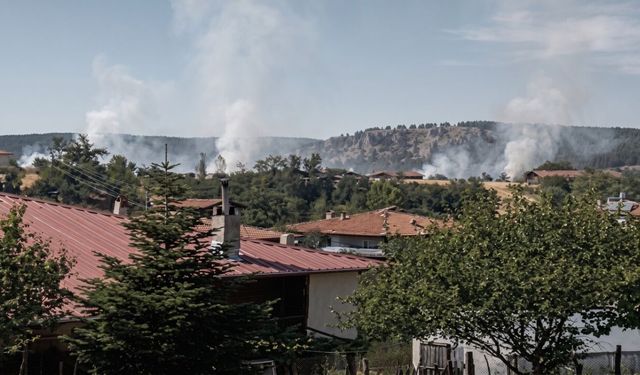 Taşköprü’de bir yangın daha! Ekipler sevk edildi