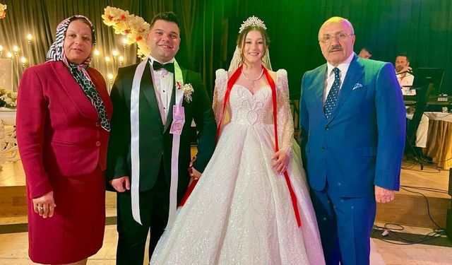 Taşköprü'de Taha ve Hediye'nin mutlu günü