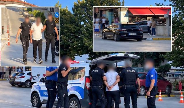 Kastamonu Belediyesi önünde hareketli dakikalar: Kılıç ve tabancayla bekledi!