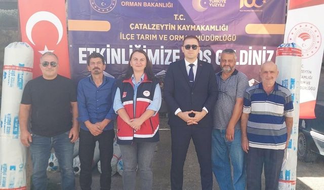 Çatalzeytinli çiftçilere yüzde 50 hibeli sera desteği