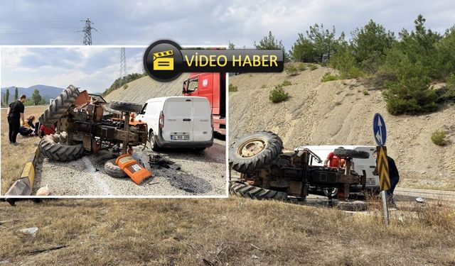 Kastamonu'da feci kazanın detayları belli oldu: Traktör devrildi