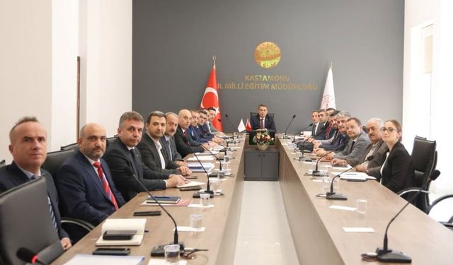 Kastamonu’da yeni eğitim yılı için yol haritası belirlendi