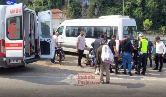 Kastamonu’da motosiklet kazası: Sürücü hastaneye kaldırıldı