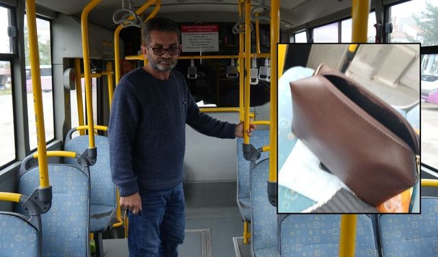 Kastamonu’da otobüste unutulan para dolu çanta sahibine ulaştı