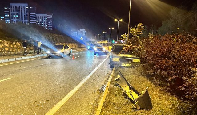 Kastamonu’da zincirleme kaza: 1 kişi yaralandı