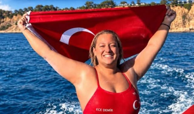 Kastamonu’nun gururu Ece Demir, Pasifik’te tarih yazdı