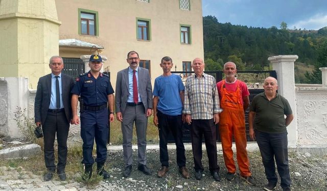 Taşköprü Kaymakamı Demirdağ’dan Pirahmetli’de inceleme