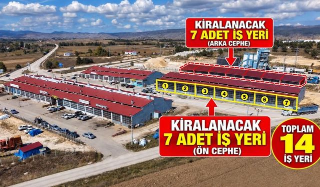 Kastamonu'da belediye 14 iş yerini kiralayacak: İhale 30 Eylül'de