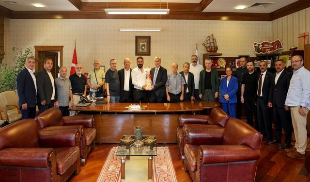 KASİAD Yönetiminden Taşköprü Belediyesine ziyaret
