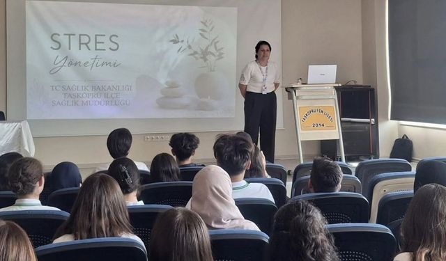 Taşköprü’de öğrencilere stres yönetimi eğitimi