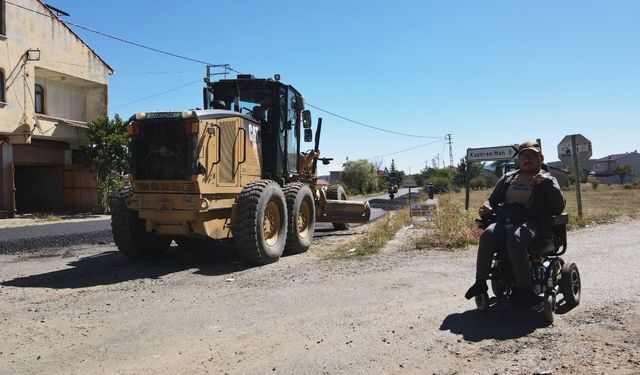 Taşköprü’de asfaltlanan yol Görkem’e özgürlük oldu