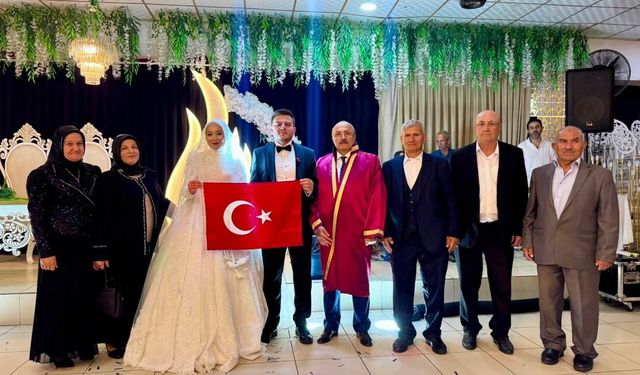 Taşköprü’de mutlu gün: Cihan ve Gülşah dünyaevine girdi
